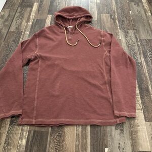 BKE Men's Brick Red Hoodie Shirt